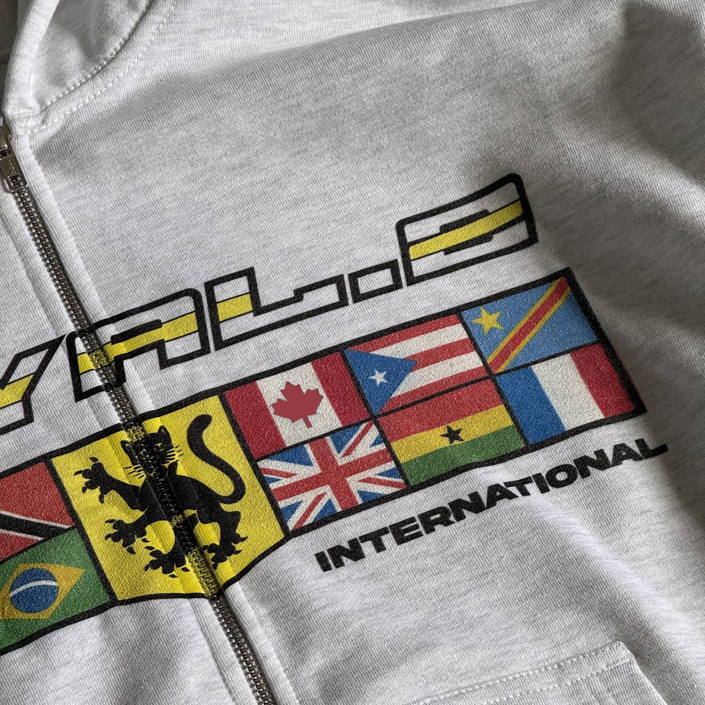 ROYAL.2 INTL' DOUBLE ZIP HOODIE