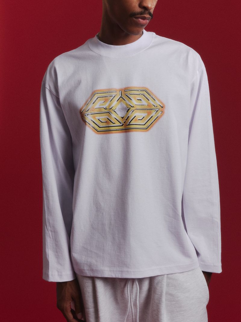 DIAMOND IN THE ROUGH OVERSIZED LS TEE