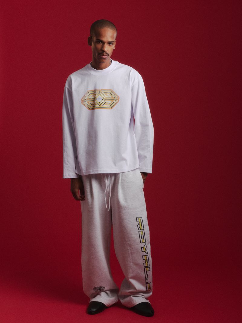 DIAMOND IN THE ROUGH OVERSIZED LS TEE